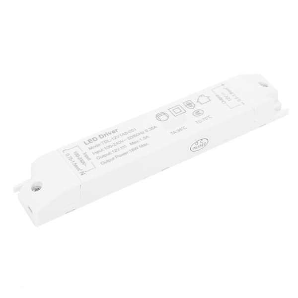 LED-driver strømforsyning transformatoradapter kontrollbryter PVC TDL‑12V1A5‑001 AC100V‑240V