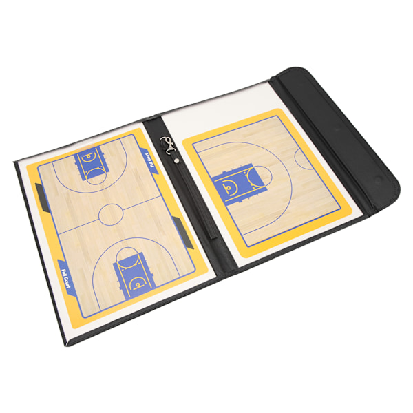 Basketball Clipboard 2.5 Fold Basketball Coaching Board Magnetisk Strategitavle med Pen Eraser