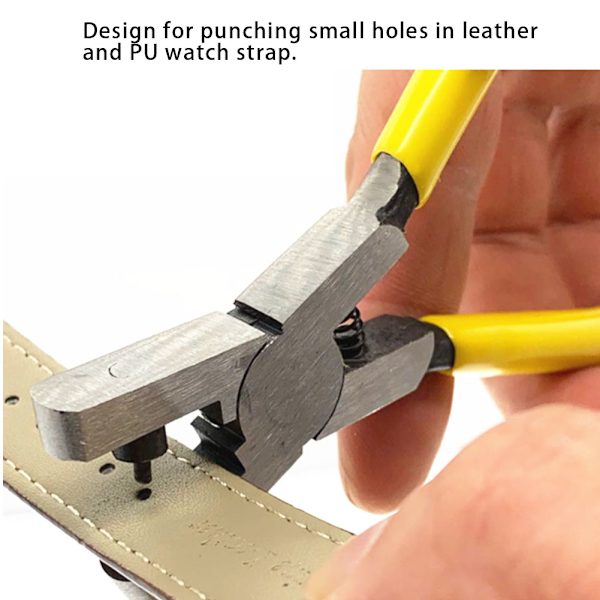 2mm lær hulltang Klokkerem Punching Tool Klokke Watchrem Making Accssory