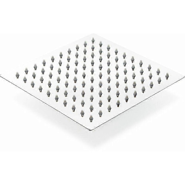 Firkantet Dusjhode 30x30cm Dusjhode Jet Regnfall Regndusj Rustfritt Stål