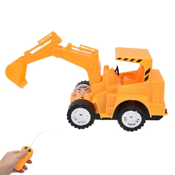 RC Grävmaskin Leksak Fjärrkontroll Engineering Konstruktion Lastbil Fordon Leksak för Barn