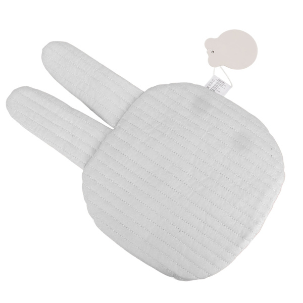 Baby Sovkudde Bomull Kanin Form Andningsbar Mjuk Bärbar Cartoon Spädbarn Amningskudde 39cm