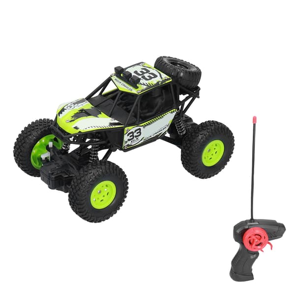 Fjernkontrollbil Stabil Kontroll Kraftig 70m Avstand Solid Rask Respons RC-bil for 3 år og eldre Grønn