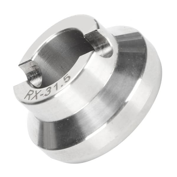 Rustfrit stål rillede matricer Ur Bagside Dæksel Åbner Fjerner Matrice Tilbehør 31,5 mm / 1,24 tommer