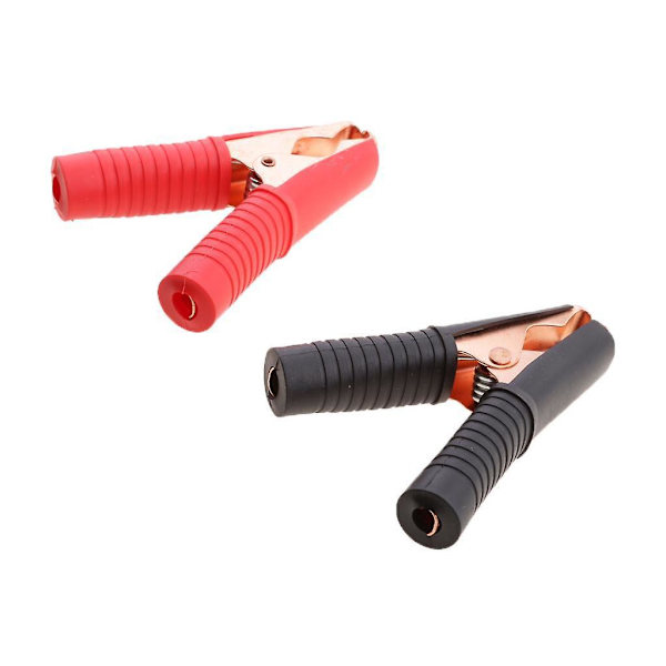 4 x 2 Delar Startkabel Startbooster Batteritest Alligatorklämmor