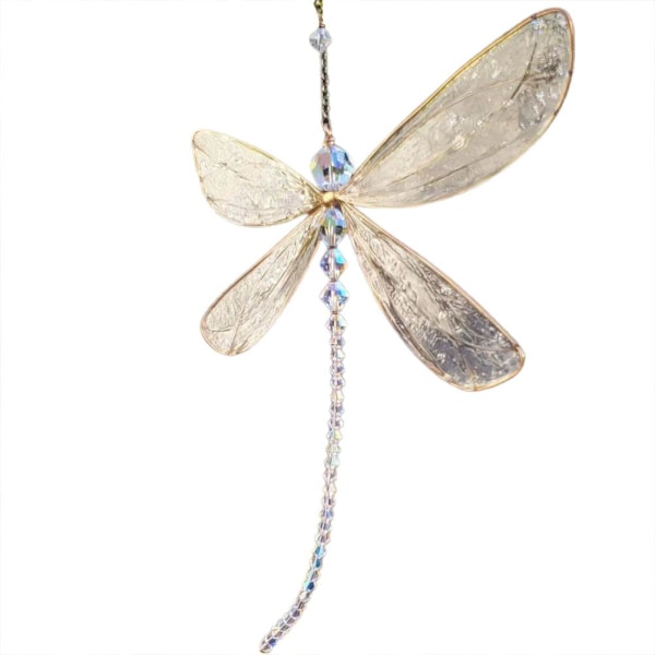 Dragonfly Crystal Auringonsieppaaja Riippuva Crystal Suncatcher puutarhan hääautojen sisustukseen