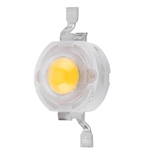 50 st SMD 1W LED-lampor Pärlor Chip för Floodlight Spotlight Energibesparande Varmvit