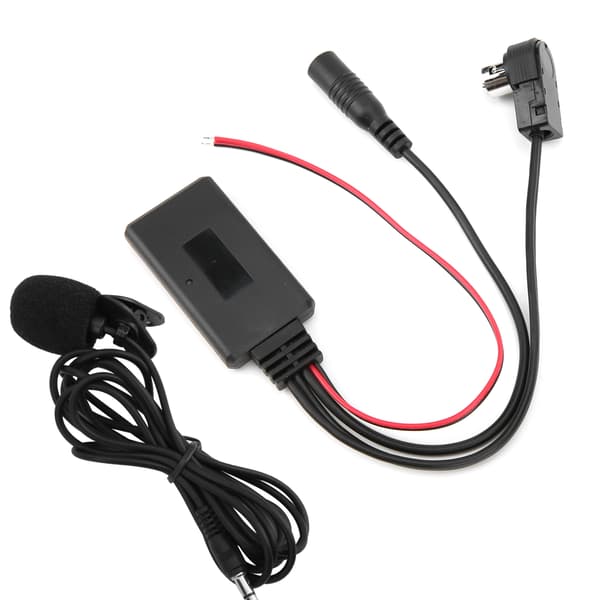 Bluetooth 5.0 AUX-kabeladapter med mikrofon handsfree passande för Alpine CDA-9857 CDA-9886 CDA-117