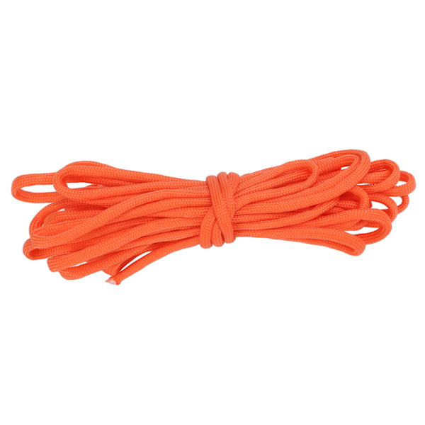 5 meter 9 kärnor säkerhetsrep polyester fallskärmslina campingrep för utomhusöverlevnad vandring orange