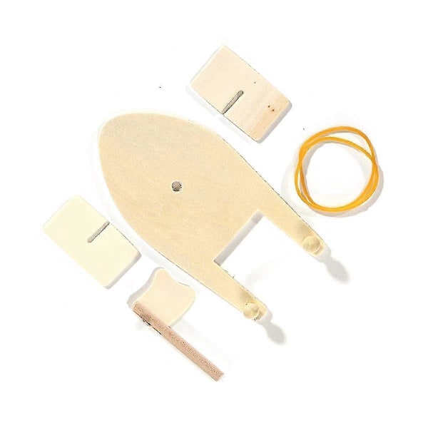 DIY Træ Sejlbåd Elastik Båd Mal og Dekorer Træ Sejlbåd Embryo Model Håndlavet