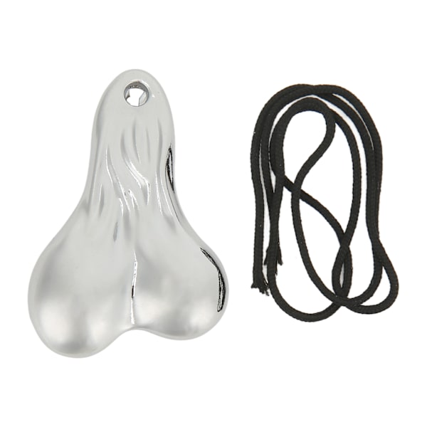 Hängande lastbilskulor Nötter Realism Zinklegering Cool Look Lastbilsmutter stötfångare med rep för RC modellbil Silver