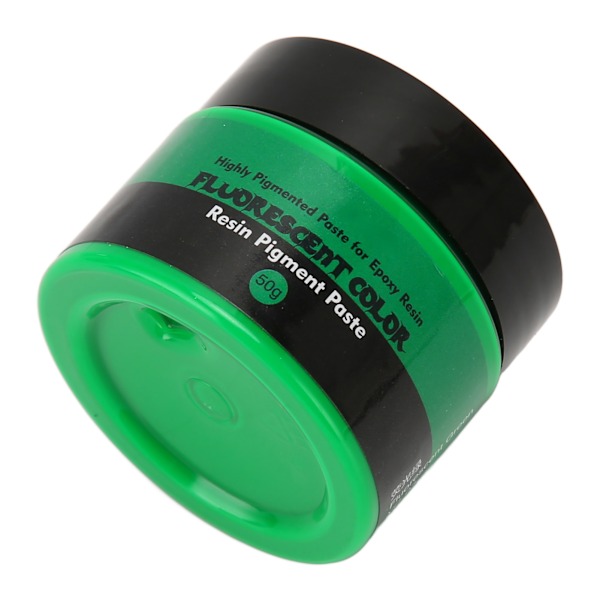 Epoksihartsi Pigmentti 50g Fluoresoiva Väri Korkea Kylläisyys Helppo Käyttö Nestehartsi Väriaine Taidekäsitöille DIY Valmistus Fluoresoiva Vihreä