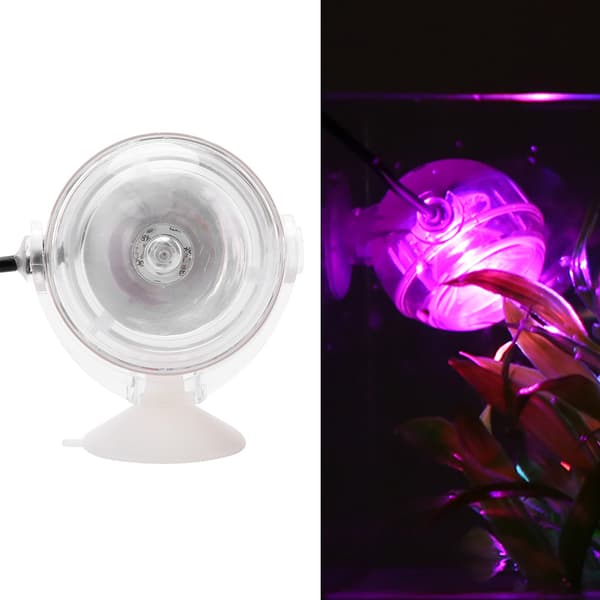 Vedenpitävä akvaarion mini-LED-kohdevalaisin upotettava akvaariolamppu