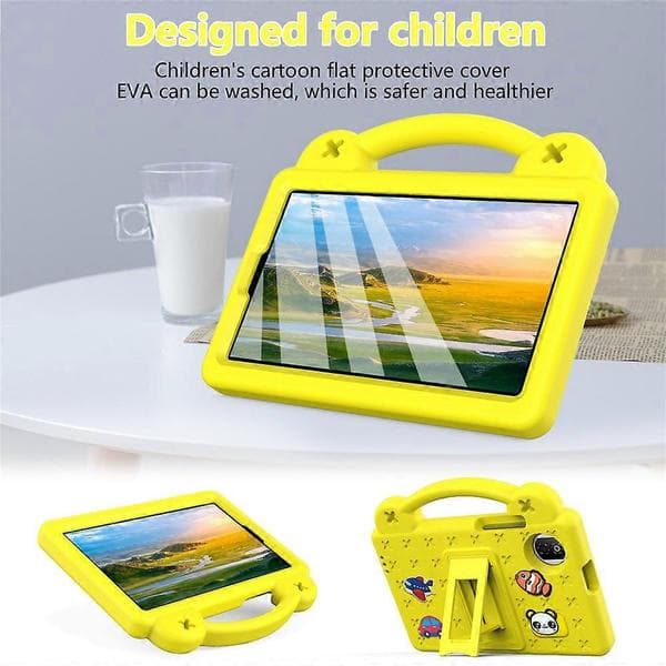 Compatible with Honor Pad X7 Case Kids Cartoon Pattern Handle Kickstand Tablet EVA Cover