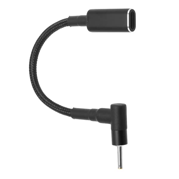 USB C hona till 2,5x0,7 mm DC hane-adapter 100W 5A 20V Stödjer PD snabbladdning USB Typ C till DC-adapter för bärbar dator