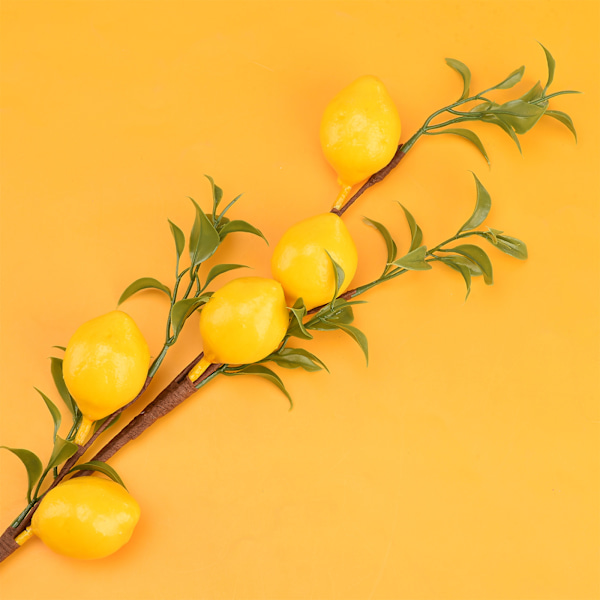 Simuleret citrongren til boligdekoration - 60 cm