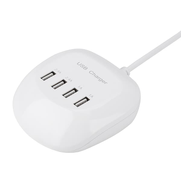 100-240V 4-ports USB Desktop Multi Hurtig Vægoplader Station Strømadapter US Stik