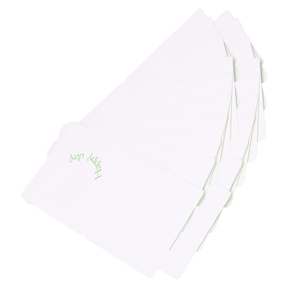 20 st Gratulationskort Enfärgad för att skicka välsignelsegåvotillbehör 20 x 8,5 cm Grönt träd