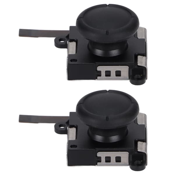 2 stk analog joystick 3D erstatningssensor tommelvippe med deksel for Switch Lite-konsoller