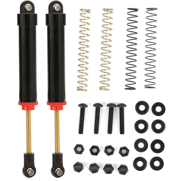 100 mm støddæmpere til SCX10 90046 TRX-4 1/10 RC bil, sort