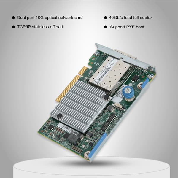 Kaksiporttinen Ethernet-sovitin 10Gbps 647579-001 649869-001 Kuituoptinen Ethernet-sovitin