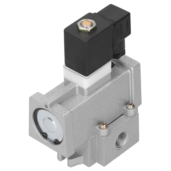 Elektrisk magnetventil G1/2in afspærring 2 positioner 3-vejs forbindelse aluminiumslegering K23JD‑15DC24V