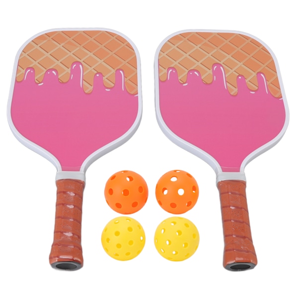 Pickleball-padler Honeycomb Core Glass Fiber Pickleball Rackets Set Sportsutstyr