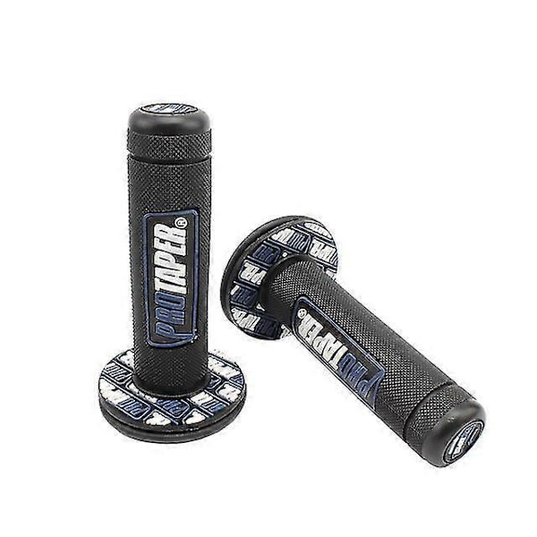Motorsykkel Håndtak Protaper - 7/8 Gummi Gel Håndgrep for Dirt Pit Bike Motocross (10 Farger) Blå