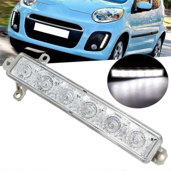 6 LED 6000K päiväajovalot C1 06-17 C3 15-19-