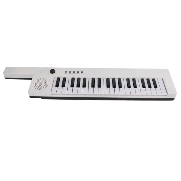 37 Tangenter Keyboard Piano Bärbar Gitarr Elektronisk Orgel Mini Keytar Utbildning MusikinstrumentBF-3755 Vit