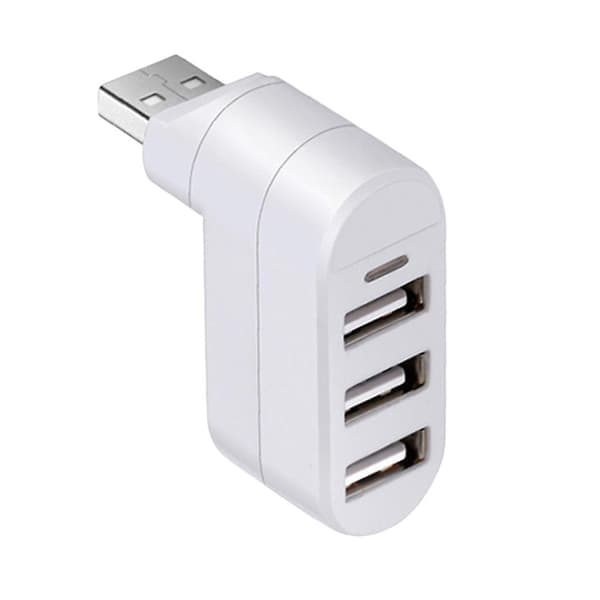 Maikou Roterbar 3 Portar USB 3.0 HUB + 2 USB 2.0 Adapter Splitter Vit