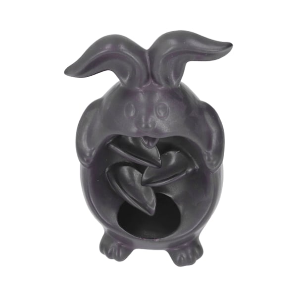 Røgelsebrænder Kanin Form Eksklusiv Smuk Tilbageflow Vandfald Aroma Brænder Dekoration Ornament