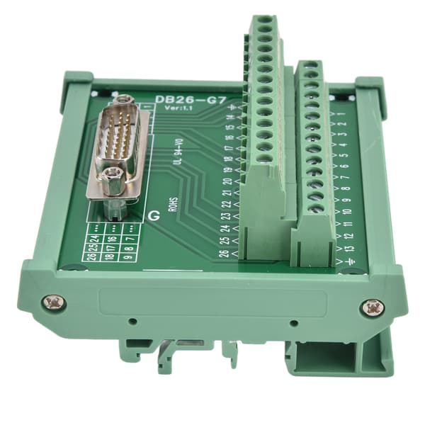 Koblingsblokkmodul PCB Kobber Hannterminaler Breakouts Adapterkontakt DC 60V