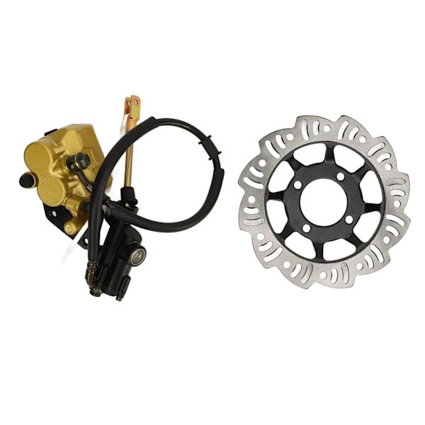 Rear Hydraulic Disc Brake Caliper Brake Master Cylinder Assembly with Brake Discs Set for CRF50 CRF70