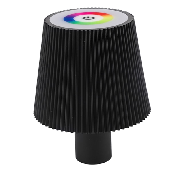 LED Flaskelampe 4000mAh IP54 Vandtæt Touch Control Farve Justerbar USB Genopladelig Ledningsfri Vinflaske Lampe Natlys Sort