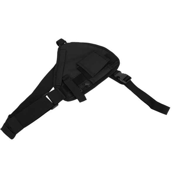 Outdoor Multipocket Walkie Talkie Caller Triangle Tactics Bröstväska Väst Dragkedja Camping