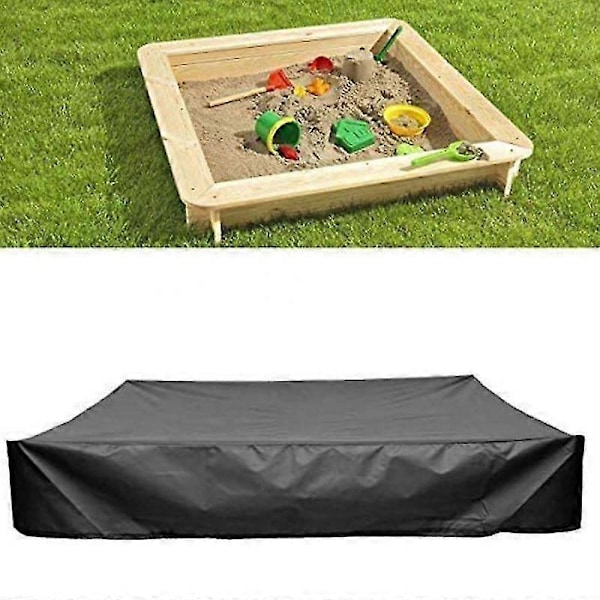 Vandtæt Sandkasse Pool Cover - Støvtæt Beskyttelse Sandkasse Cover Blå 150x150