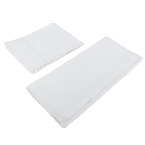1 Set Regissörsstol Canvas Ersättningssits Tyg Hemtillbehör Möbeltillbehör Vit