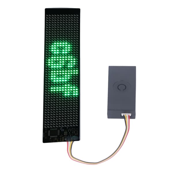 LED Matrix Panel Grön Programmerbar Flexibel Scrollande LED-skylt för Butik Bil Bar Hotell