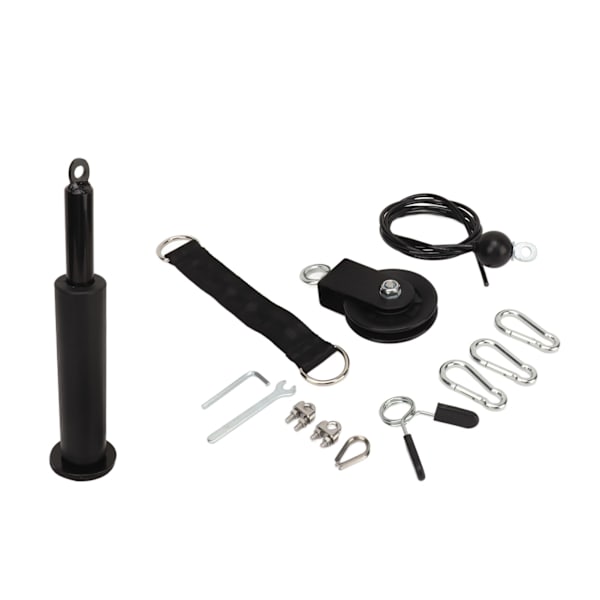 Vekt kabel trinse system DIY hjemme kabel trinse vedlegg for treningsstudio pull down biceps curl tricep arm treningsøkter