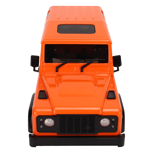 RC-bilkaross med dragstång 144 mm hjulbas RC-bilskal reservdelar för 1/16 1/24 klätterbil orange
