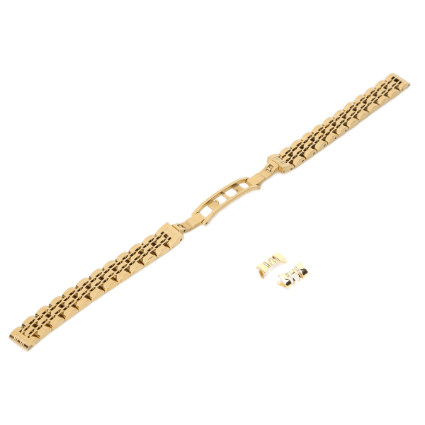 10 mm ruostumattomasta teräksestä watch hihnan watch hihnan lisävaruste kellosepille (kulta)