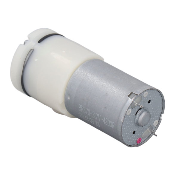 Mini-ilmapumppu, kaksi reikää, hiljainen, suuri ilmavirta, mikrotyhjiöpumppu kauneuslaitteisiin, teollisuuslaitteisiin, DC3.7V ≤400mA