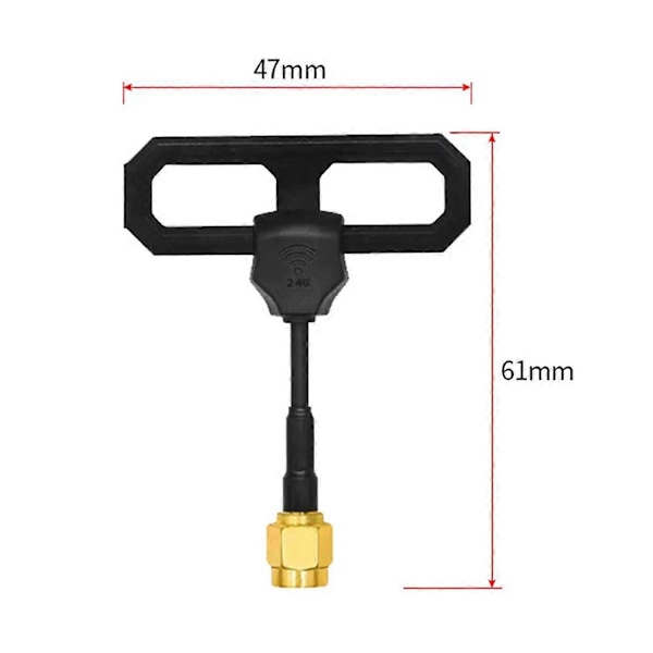 2.4G WiFi Antenn Omni Mini Lollipop Antenn RHCP RP-SMA Hane