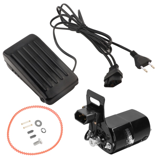 Kotitalousmoottori vanhaan ompelukoneeseen CCW jalkaohjauspoljin set EU Plug 220V