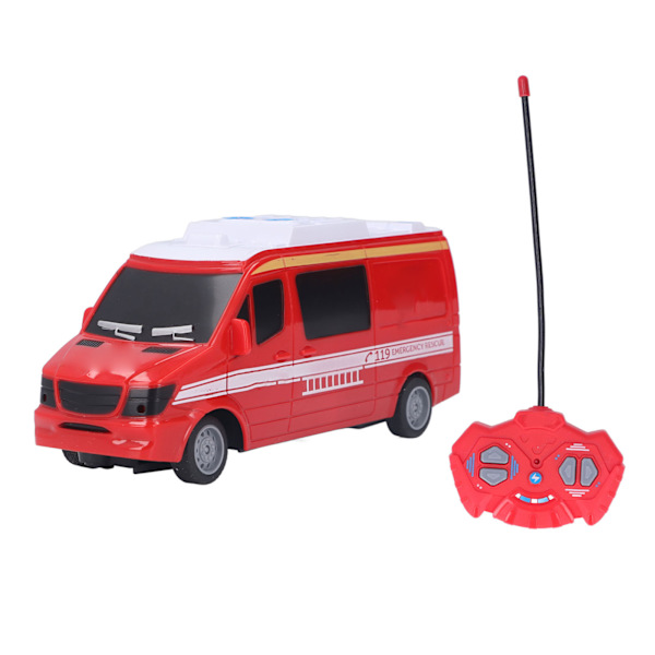 RC brannbil - Fjernkontroll - Høy simulering - Stabil - Holdbar - Fjernkontrollbil for barn over 3 år