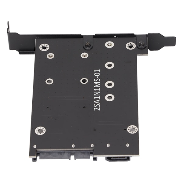SATA-adapter 2 i 1 MSATA/M2 NGFF SSD til dobbelt port SATA3-konverter med SATA-kabel skruer stud til 2230/2242/2260/2280