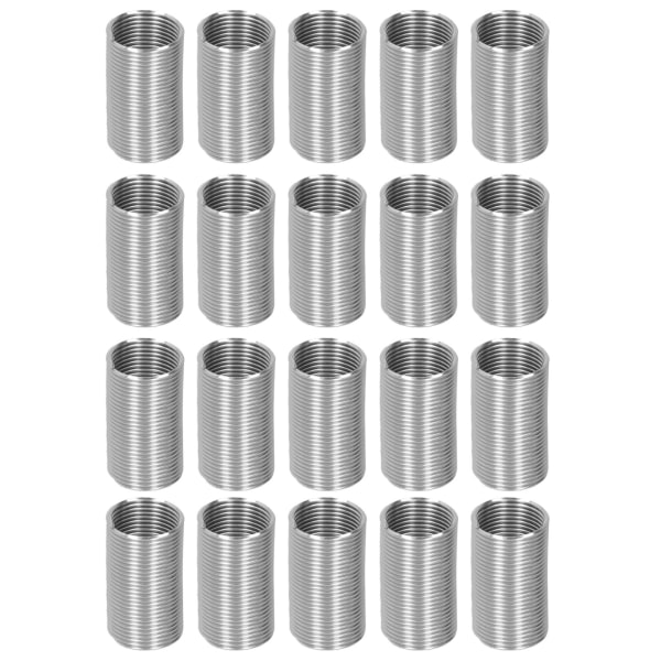 20st Gängreparation M14 x 1,25 Spiral Circle Insert Reducer Mutter Gängad Expand Socket Set3D