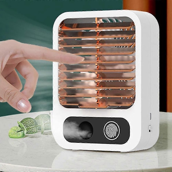 USB Skrivbordsfläkt, Mini USB Fläkt 3 Hastigheter Fläktar Snabb Kylning, Dimfläkt Med 60ml Vattentank, Bärbar Mini Skrivbordsfläkt Tyst Fläkt