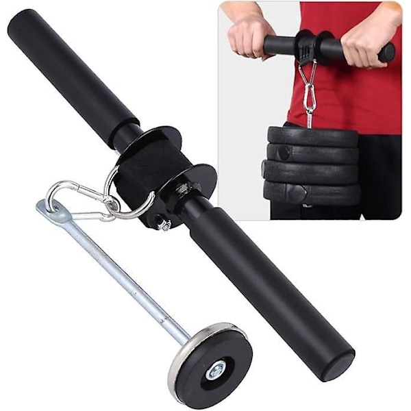 Underarms- och handledstränare, underarmsstyrketränare, rullstång för fria vikter, träningsutrustning, armmuskelbyggande övningar